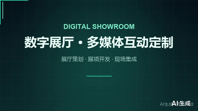 数字展厅多媒体互动定制